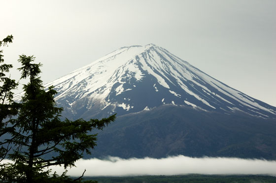 富士山頂付近
