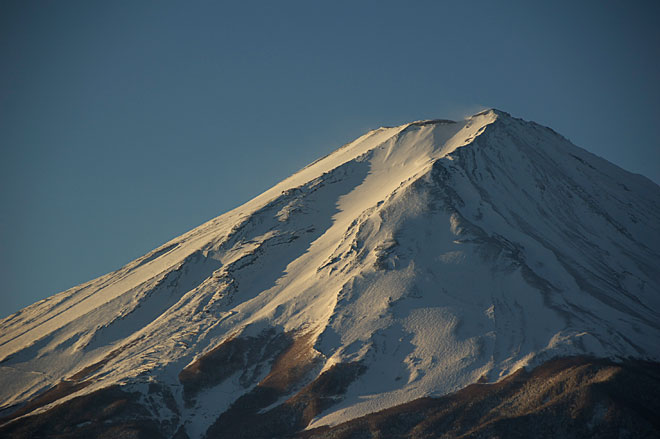 富士山雪化粧