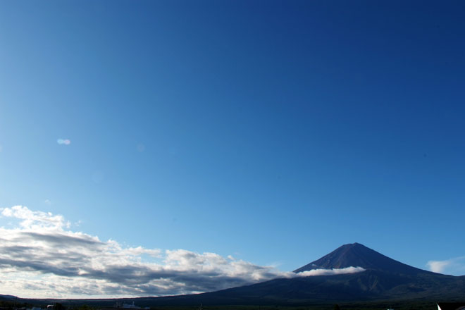 台風一過の富士山