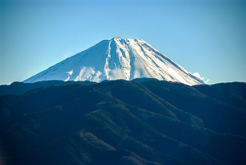 自宅から見る富士山