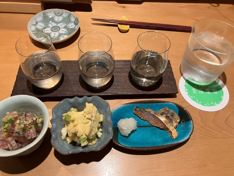 日本酒バル 金澤酒趣の酒とおつまみ